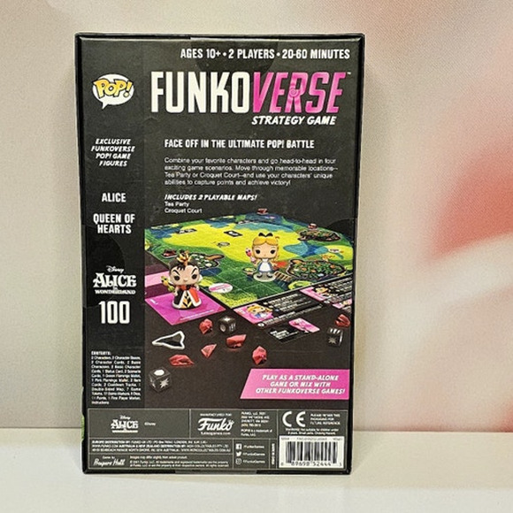 Funkoverse  Alice In Wonderland  Strategy Game 2 Pack Funko Games NWT - Picture 4 of 9